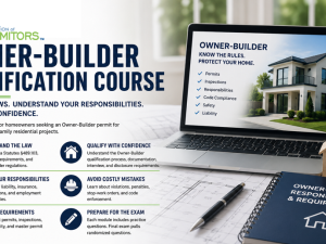 Owner-Builder Certification