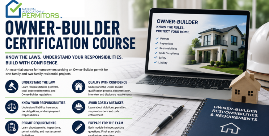 Owner-Builder Certification